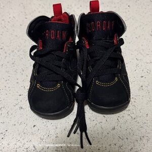 Jordan Kids Shoes Black and Red